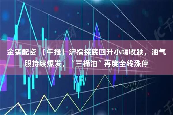 金猪配资 【午报】沪指探底回升小幅收跌，油气股持续爆发，“三桶油”再度全线涨停