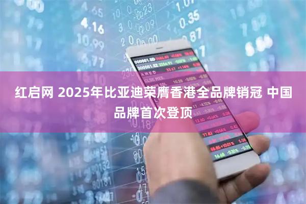 红启网 2025年比亚迪荣膺香港全品牌销冠 中国品牌首次登顶