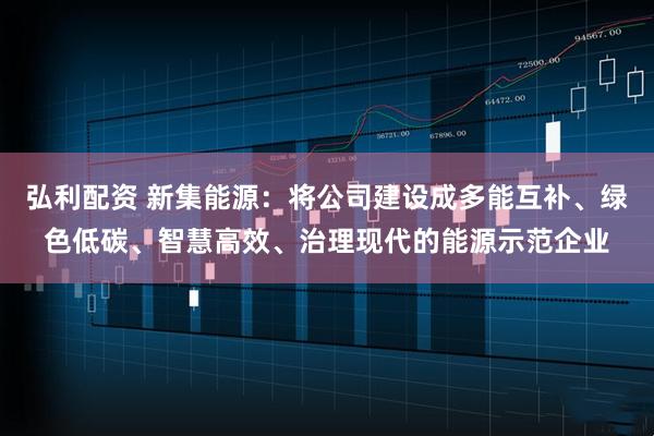 弘利配资 新集能源：将公司建设成多能互补、绿色低碳、智慧高效、治理现代的能源示范企业